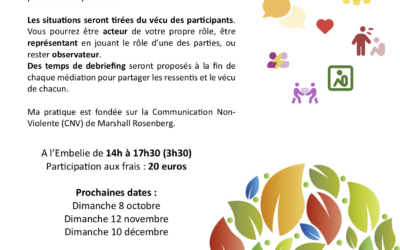 Prochainement -> Découverte de la médiation